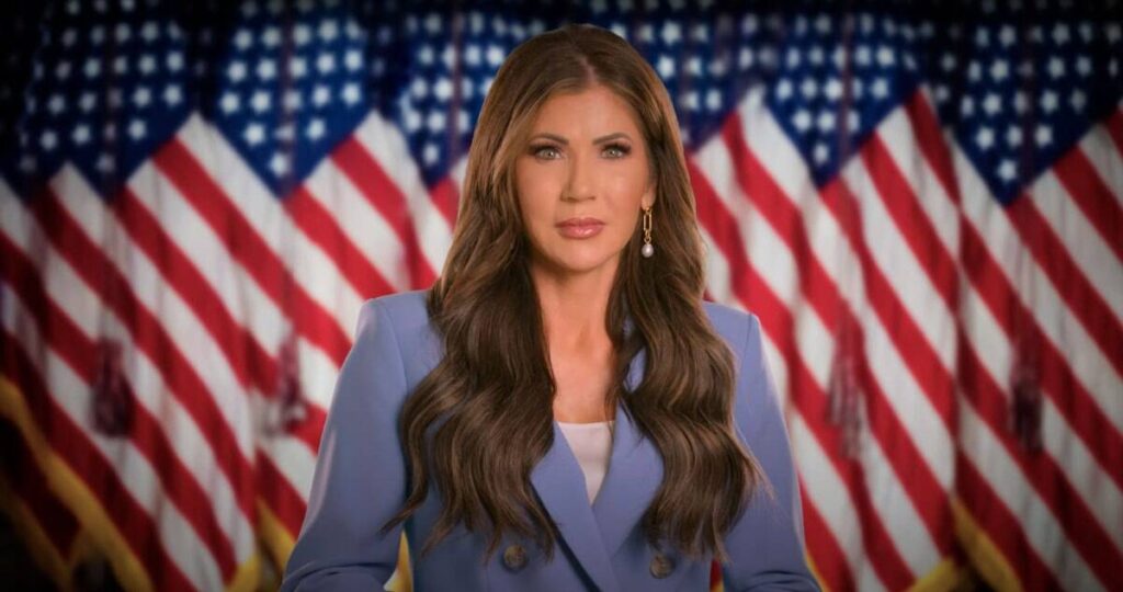 Kristin Noem comercial antimigrante